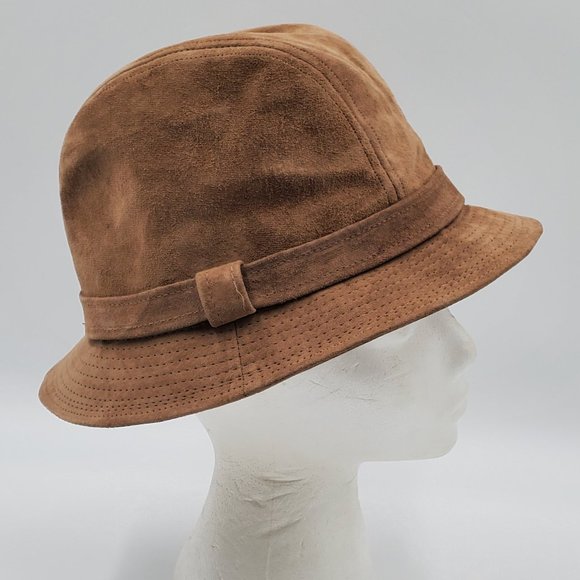 totes Suede Fedora - Picture 5 of 11